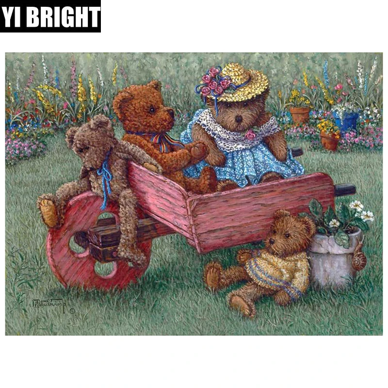 

5D DIY Full Square/Round diamond painting"Car doll" diamond embroidery sale stitch kit Diamond Mosaic home living