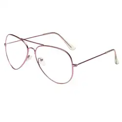 Для мужчин Для женщин высокое качество солнца прозрачные линзы очки металлический каркас зрелище очки люнет Femme очки люнет de soleil femme A8