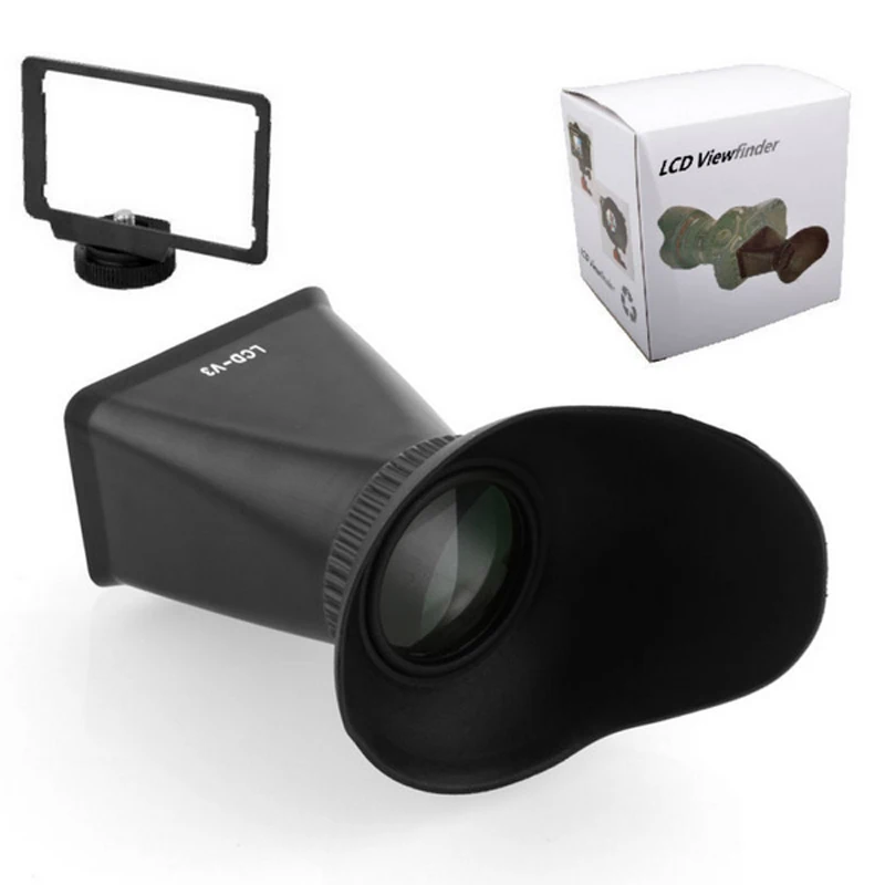 V3 LCD Viewfinder 2.8x Magnifier View Finder Eyecup Hood for Canon 600D