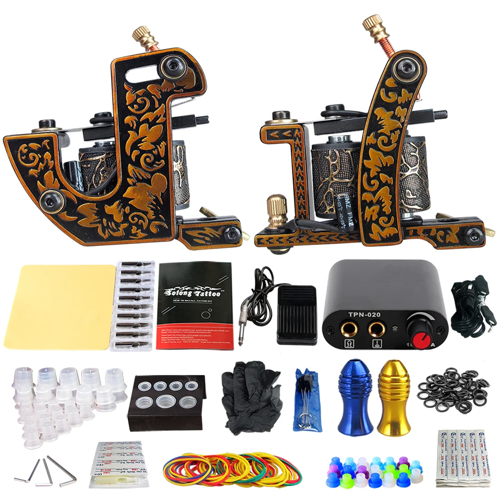 

2 Pcs Tattoo Machine Gun kit TK201-30