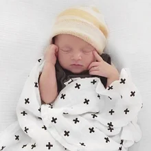 Multifonctionnel Bébé 100% Coton Swaddle Couverture Emmailloter Couvertures Nouveau-Né Infantile Bébé Wrap 120*120 cm 88 YH-17