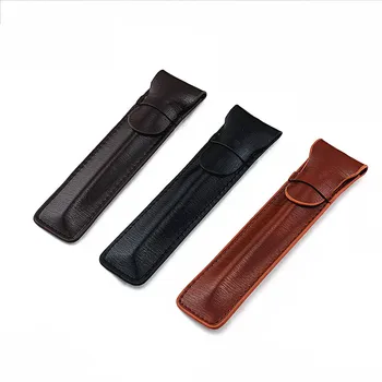 

3pcs/set PU Leather Fountain Pen Pouch Case Pen Bag Pack ONE pens for Gift Pen Bag For Roller Ball