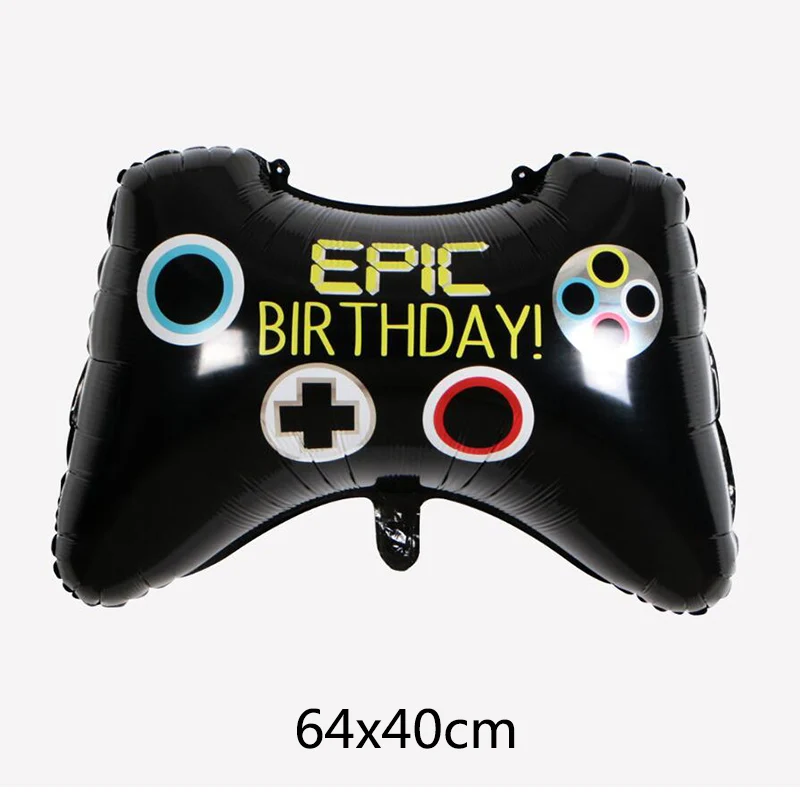 

Boys birthday gift list balloon EPIC birthday Foil Balloon Children's party arrangement controller birthday decorations kids