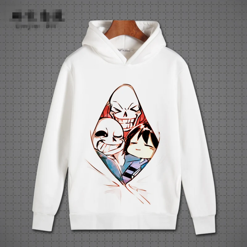 

[STOCK] 2018 Anime Undertale Long Sleeve Catton Hoodies Cosplay Costume S-XXL For Halloween Free Shipping Cheap Good Quality.