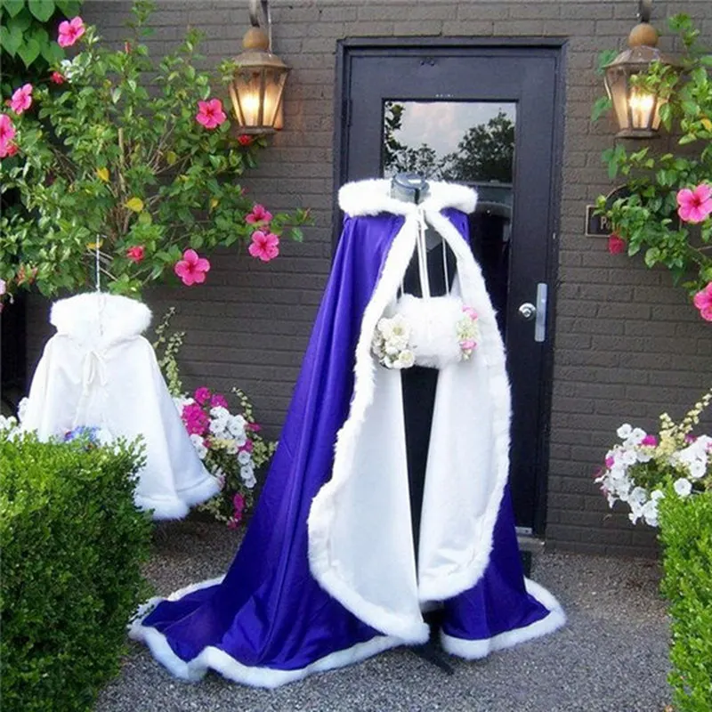 

Satin Medieval Cloak Full length Cape Wedding Bridal Coat Cape Full Length Wedding Cape