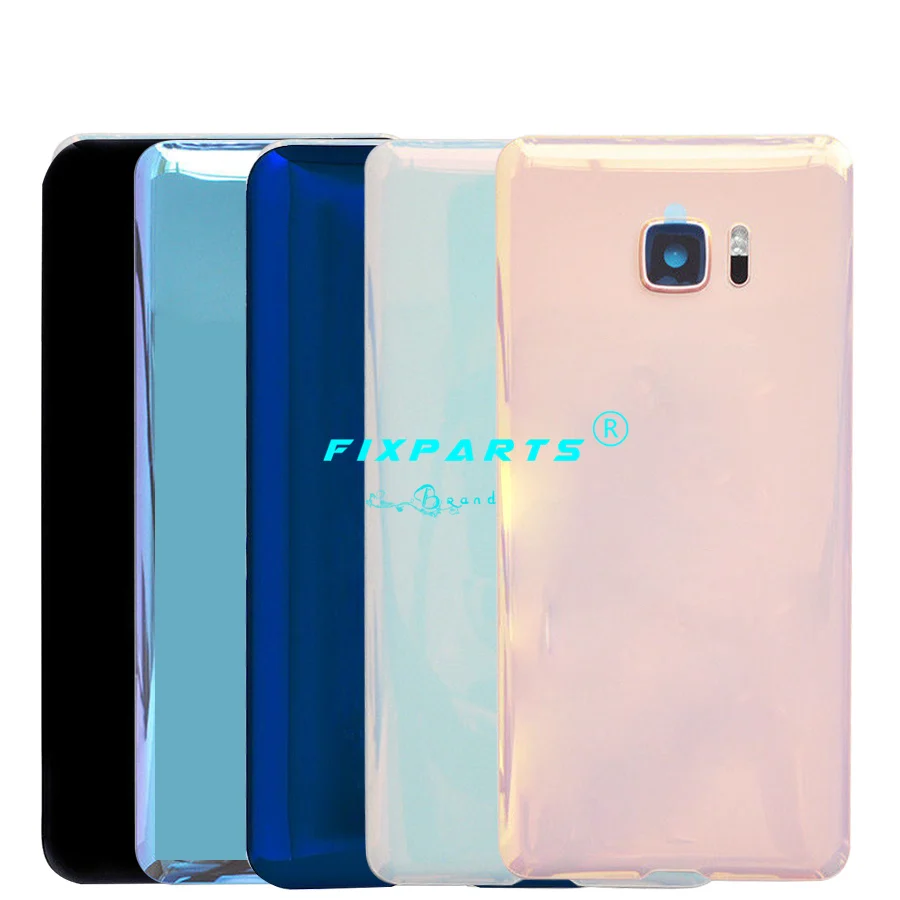 New Original Material Glass Back Rear Housing Door For HTC U Ultra Back Battery Cover Case with Camera Lens (1)