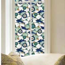 60 см x 300 см Donphin статический цепляются витраж фильм для детской комнаты decoraiton