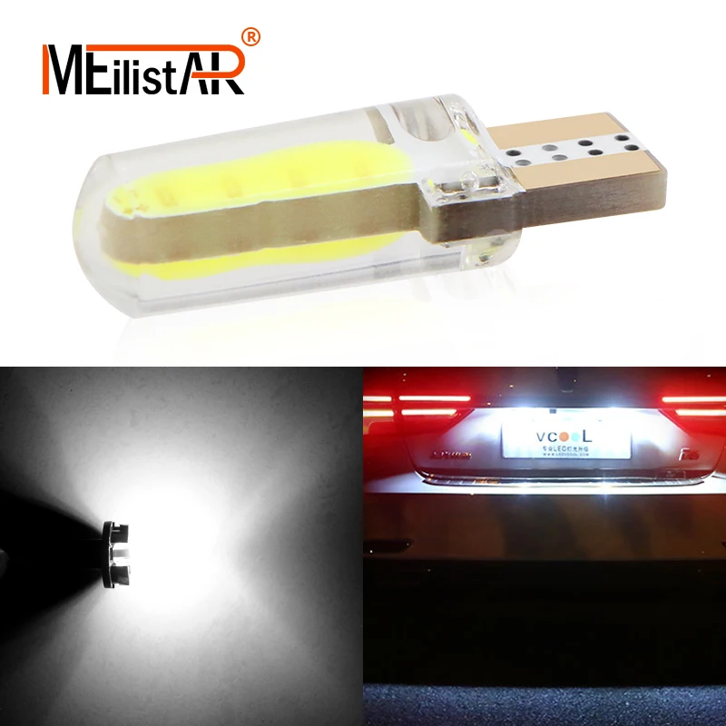 

1PCS T10 W5W LED car interior light COB marker lamp 12V 168 194 501 Side Wedge parking bulb canbus auto for BMW AUDI Toyota Ford