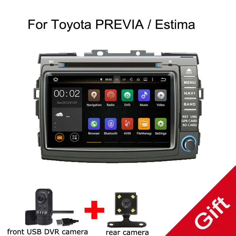 Android 9 0 PX5 Octa Core для Toyota Previa/Estima/Tarago/Canarado автомобильный DVD плеер gps навигации