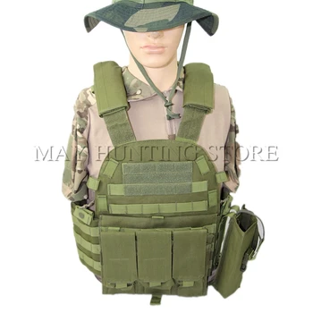 

2017 New Tactical Vest Water Bag Radio Tool Magazine Pouch Molle System Hunting Shooting Vest