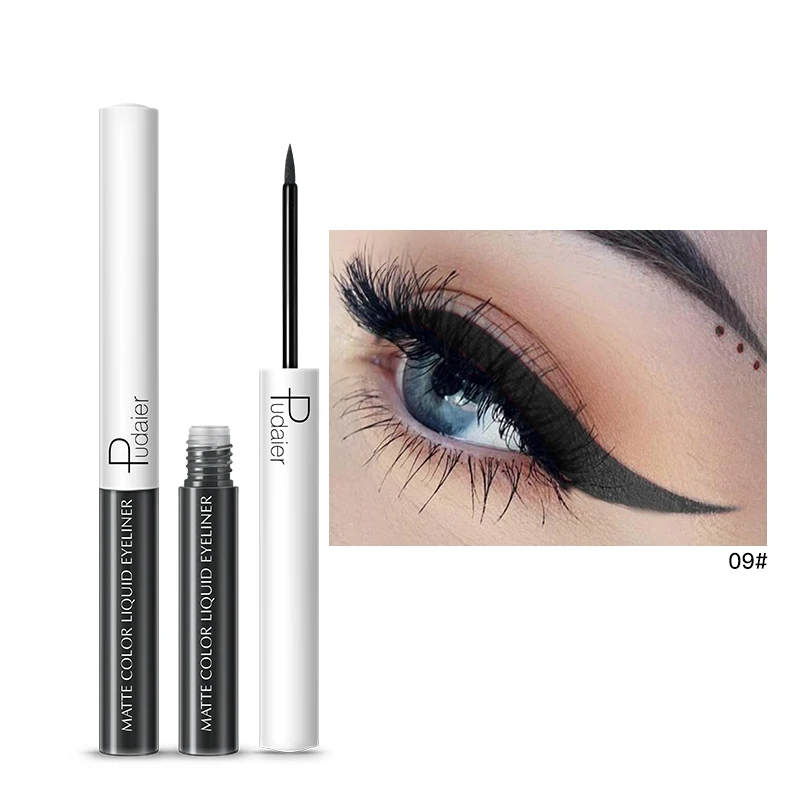 Pudaier 15 Color Multicolor Long Lasting Waterproof Liquid Eyeliner Pencils Matte Eye Liner Makeup Pen Pigment Eye Pencil TSLM2