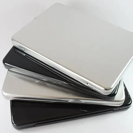 

190X135X16mm Rectangle silver tin box for CD &DVD disk.