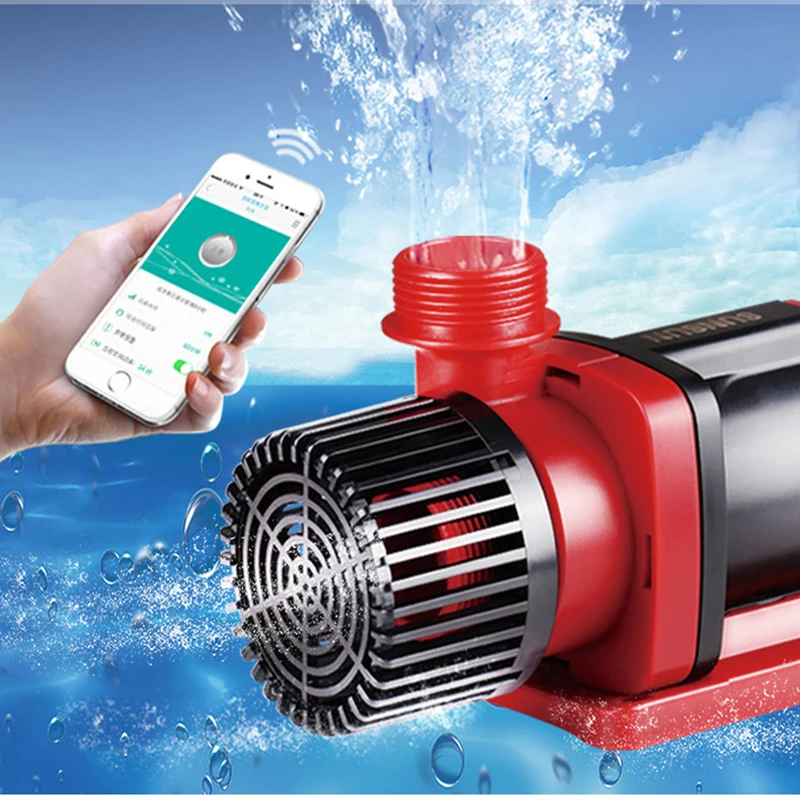

NCFAQUA Controllable DC Water Pump 5 Speed Variable Submersible Circulation Pump with WIFI Controller for Aqua Fish Tank 3500L/h
