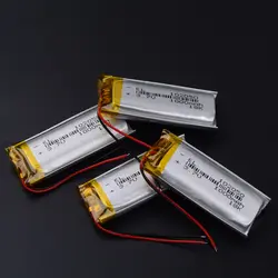 Перезаряжаемые 3,7 В 1000 мАч Lipo Батарея 102050 литий-полимерный Батарея с PCB MP3 плеер gps Bateria видеорегистратор advocam