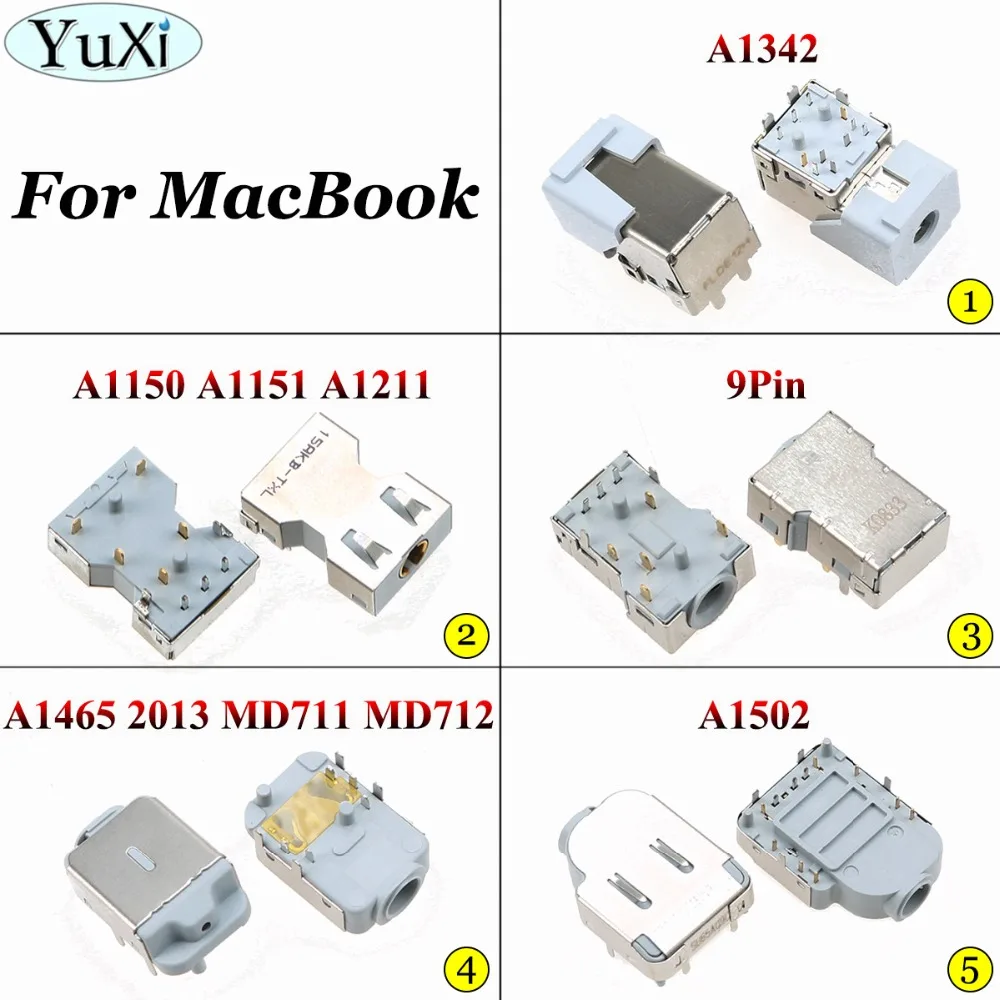 Аудиоразъем YuXi для Apple A1502 A1465 2013 MD711 MD712 A1342 A1150 A1151|Шлейфы мобильных телефонов| |