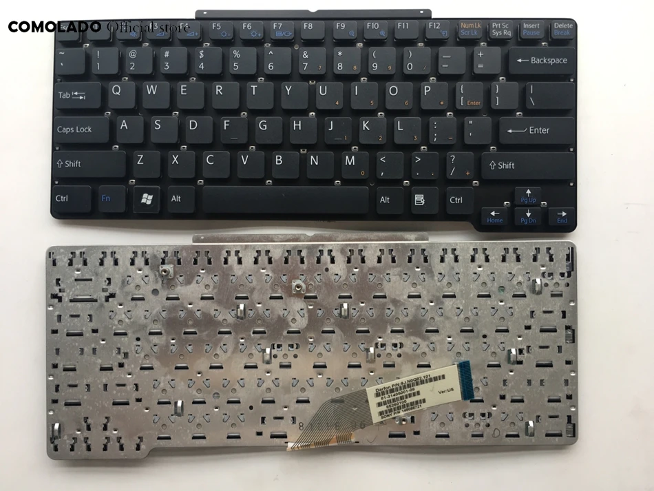 US English Keyboard For SONY SR Series SR13 SR33 SR28 SR45H SR48J SR39D black without frame Laptop keyboard US Layout