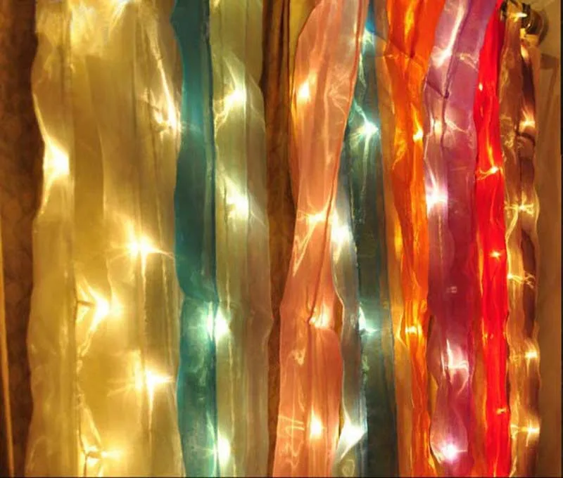 New Thai Filato di Alta qualità Tenda di Perle Luci Decorative Negozio Casa Pianificazione di Eventi Di Nozze Di Natale Decorazione Luci di Sfondo
