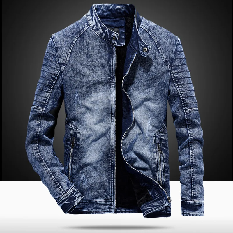 2019 New Vintage Denim Jacket Men Fashion Slim Fit Mens Jeans Coats Streetwear Motorcycle jacket jaqueta masculina Size M-3XL 2019 New Vintage Denim Jacket Men Fashion Slim Fit Mens Jeans Coats Streetwear Motorcycle jacket jaqueta masculina Size M-3XL
