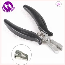 HARMONY 1 шт. черная ручка I Тип плоскогубцы для волос из нержавеющей стали для плоских кончиков Предварительно Связанные волосы удалить инструменты для наращивания волос(стиль 09