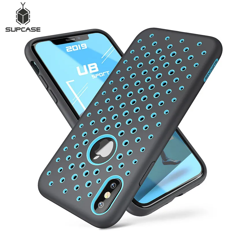 Чехол SUPCASE для iPhone Xs Max чехол 6 5 дюйма UB Sport жидкий силиконовый каучук гибридный