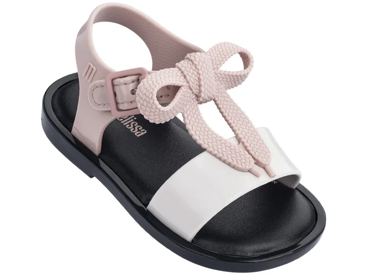 Melissa/сандалии для девочек; обувь; Новинка года; летняя стильная прозрачная обувь для девочек; Нескользящие Детские пляжные сандалии для малышей - Цвет: Розовый