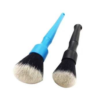 

Car Cleaning Auto Beauty Interior Brush Detailing Brush 2 Colors Wheel Outlet Brush Flexible Car Detailing