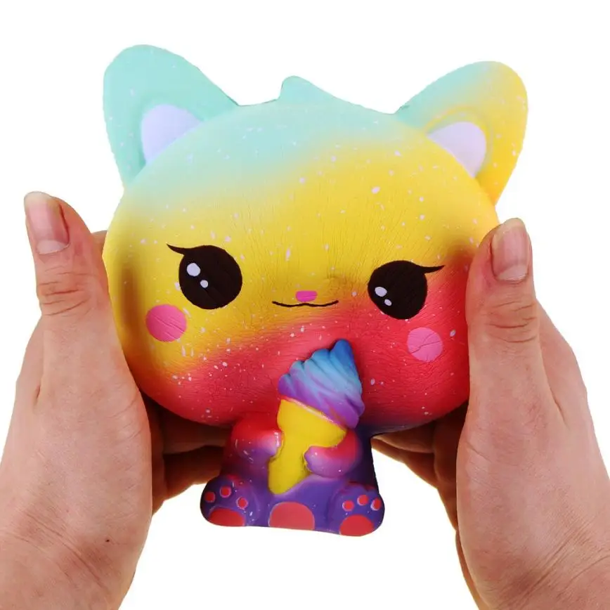 Squeeze слизь Galaxy Игрушки для девочек кошка Ароматические Шарм замедлить рост снятие стресса игрушка MAY1