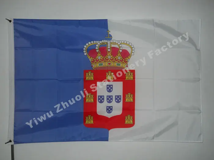 

Portugal 1830 Flag 150X90cm (3x5FT) 120g 100D Polyester Double Stitched High Quality Banner Ensign Free Shipping