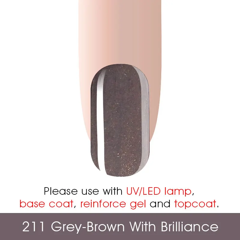 Цветной Гель-лак CANNI для ногтей 194-258, профессиональный салонный светодиодный лак для ногтей, долговечный Блестящий УФ-Гель-лак - Цвет: 211