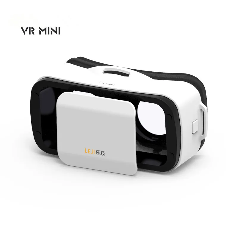 Дизайн виртуальной реальности красочные VR мини 3D очки VRBOX для 4,5-5,5 дюймов Android ios смартфон - Цвет: Белый