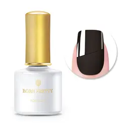 Родился довольно 6 мл закаленное повышения Base Coat Matte Top Coat зеркальный блеск не вытирайте Soak Off ногтей Книги по искусству УФ гель лак