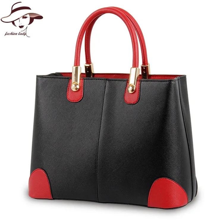 

Women Bag Luxury Brand 2017 Fashion Women Messenger Bags Casual Tote Paychwork Color Shoulder Bags Leather Bags Women Bolsos