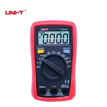 

2018 UNI-T UT33A+ Digital Multimeter LCD AC DC voltage current resistance +2mF capacitance tester with backlight display