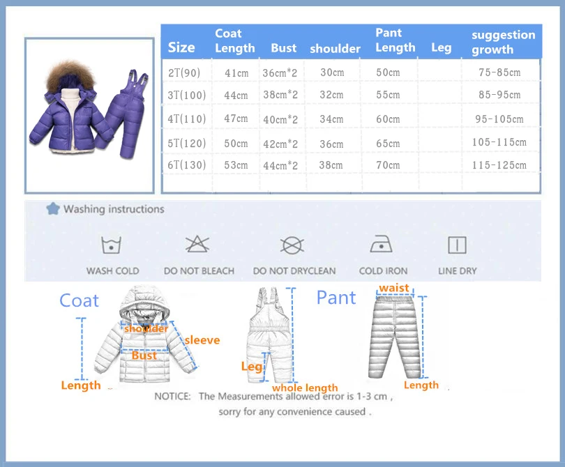 Детская одежда для русской зимы зимнее пуховое пальто для мальчиков и девочек Детские теплые куртки зимний комбинезон для малышей, верхняя одежда+ комбинезон, комплект одежды