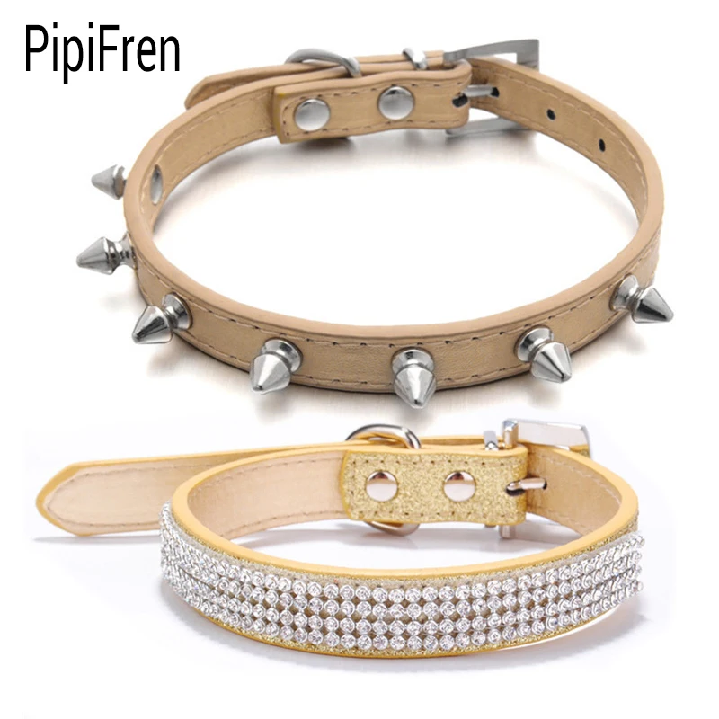 Ошейник для маленьких кошек PipiFren ожерелье котят с пиками аксессуары домашних