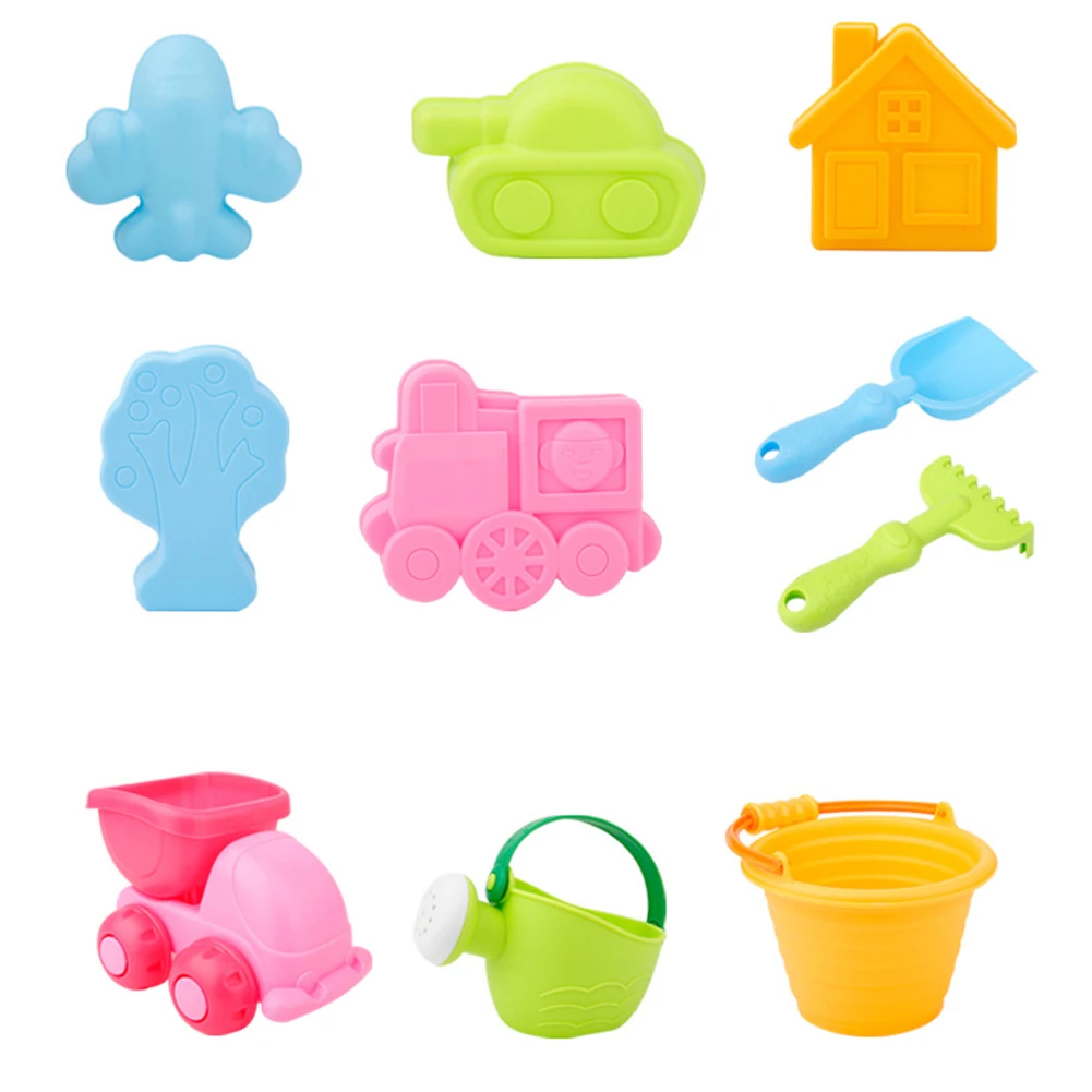 price cut  Summer Beach Sand Play Toys Sand Water Toys Kids Seaside Bucket Shovel Rake Kit Play Toy Children D
