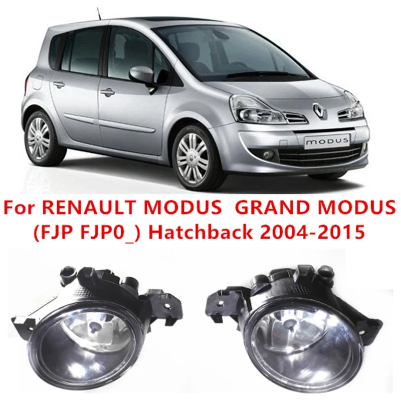 

For Renault MODUS / GRAND MODUS F/JP0 Hatchback 2004-2015 Car Styling Front Bumper Halogen Fog Lamps High Brightness  8200002470