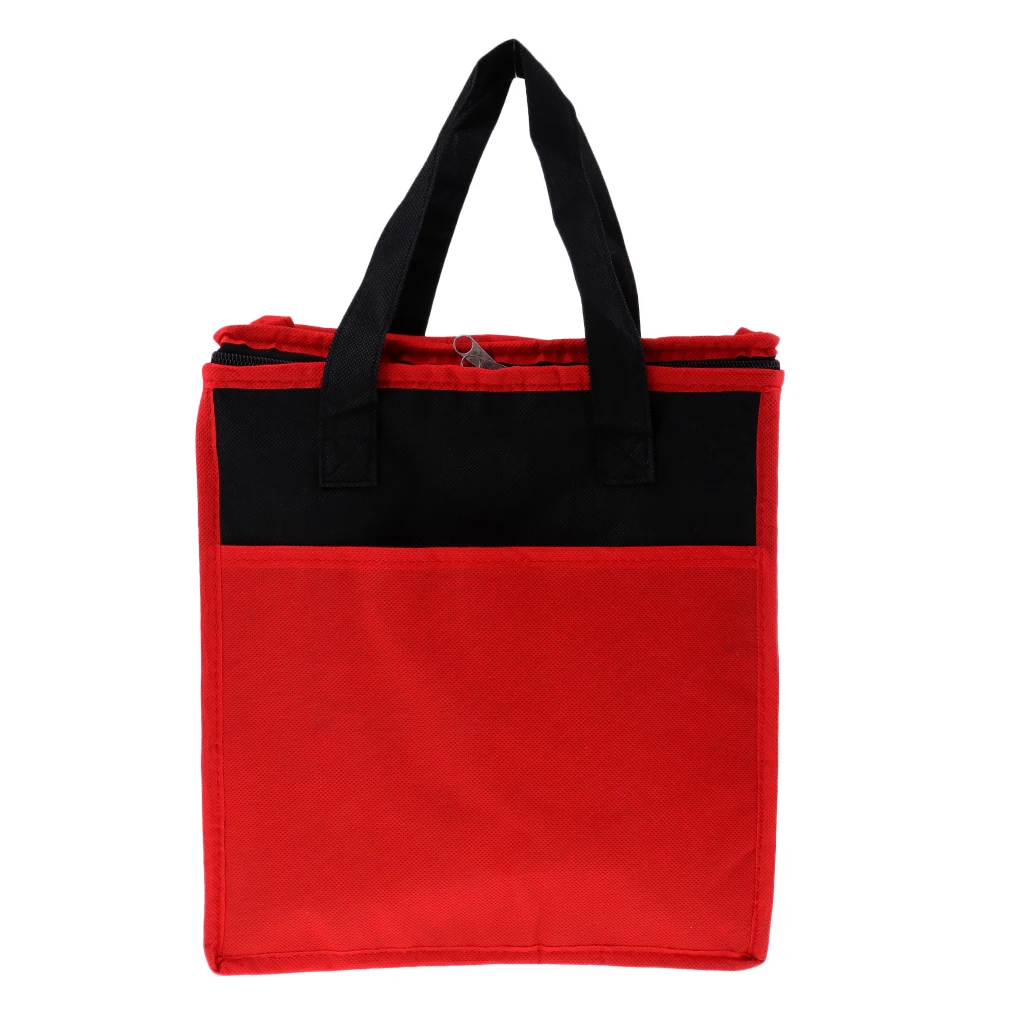 1 Piece Portable Lunch Bag Insulated Cooler Bag Food Picnic Tote Bag Pouch