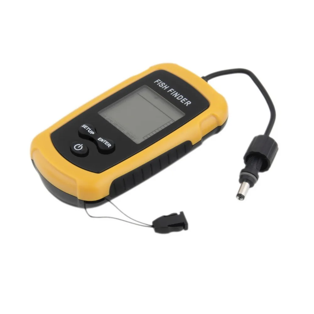 100 M المحمولة LCD شاشة إنذار سونار الاستشعار صياد السمك Fishfinder