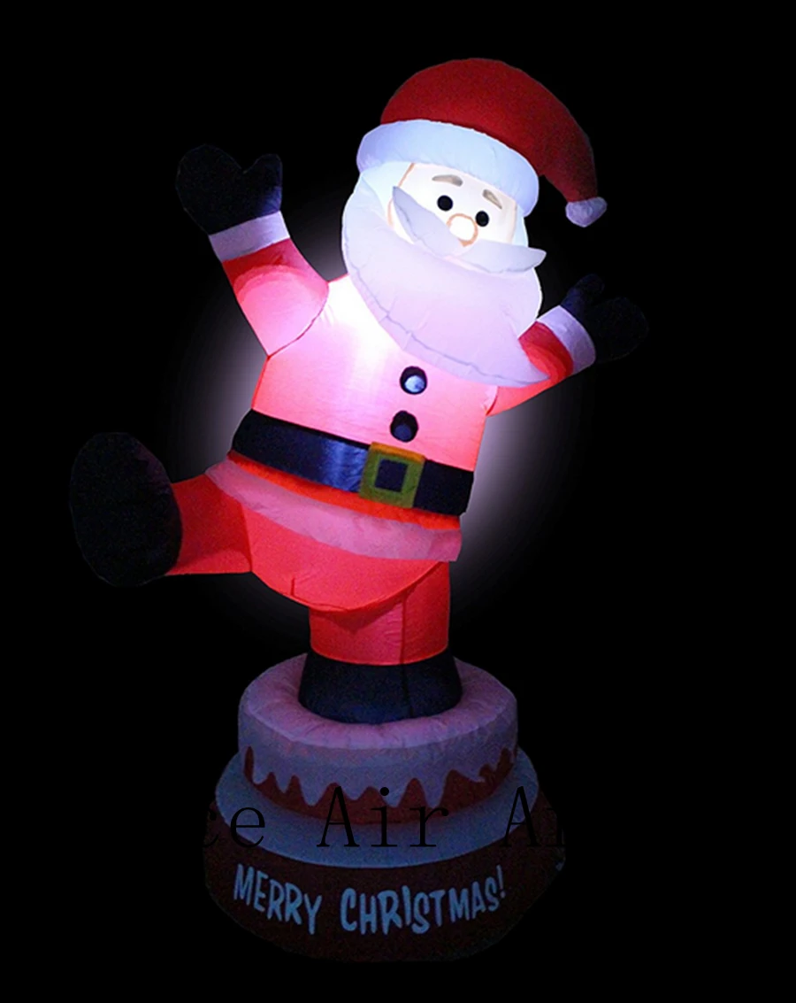 Immagini Di Babbo Natale Animate.Illuminato Animato Di Natale Gonfiabile Di Babbo Natale Outdoor Indoor Decorazione Da Giardino Decorative Decorative Decoration Outdoordecorative Santa Claus Aliexpress