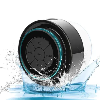 

Bluetooth Shower Speaker Portable Wireless Waterproof Speaker HD Sound and Bass Suction Cup Hands-Free Speakers 50PCS/lot