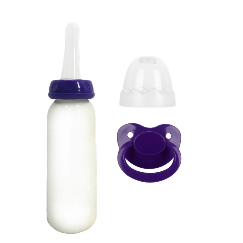 Abdl Erwachsene Baby Flasche Und Erwachsene Schnuller Abdl Ddlg Milch Flaschen Wenig Platz Ddlg Flasche Papa Kleinen Madchen 240ml Lila Pacifier Aliexpress
