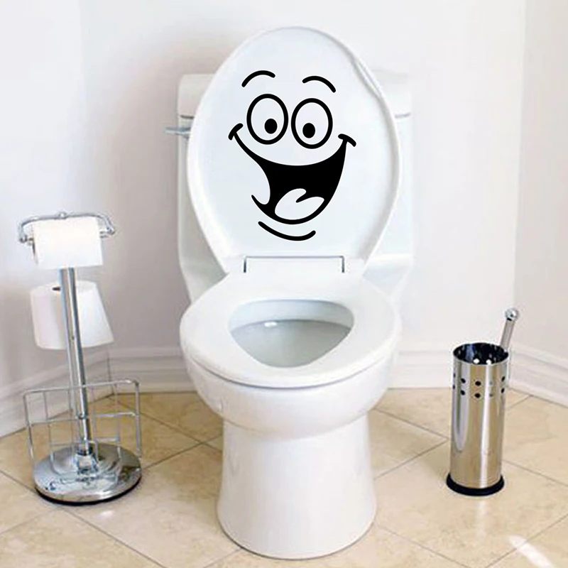 WC Toilet Entrance Sign Door Stickers For Public Place Home Decoration Creative Pattern Wall Decals Diy Funny Vinyl Mural Art