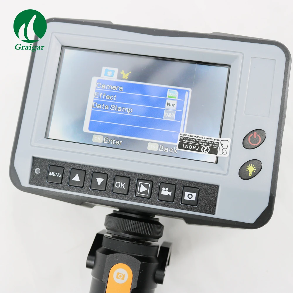 DR4540F Handheld Industry Endoscope 3.9mm 90 degrees Camera Four Direction Operating Rod Control and Guide Bearing DR4540F Handheld Industry Endoscope 3.9mm 90 degrees Camera Four Direction Operating Rod Control and Guide Bearing