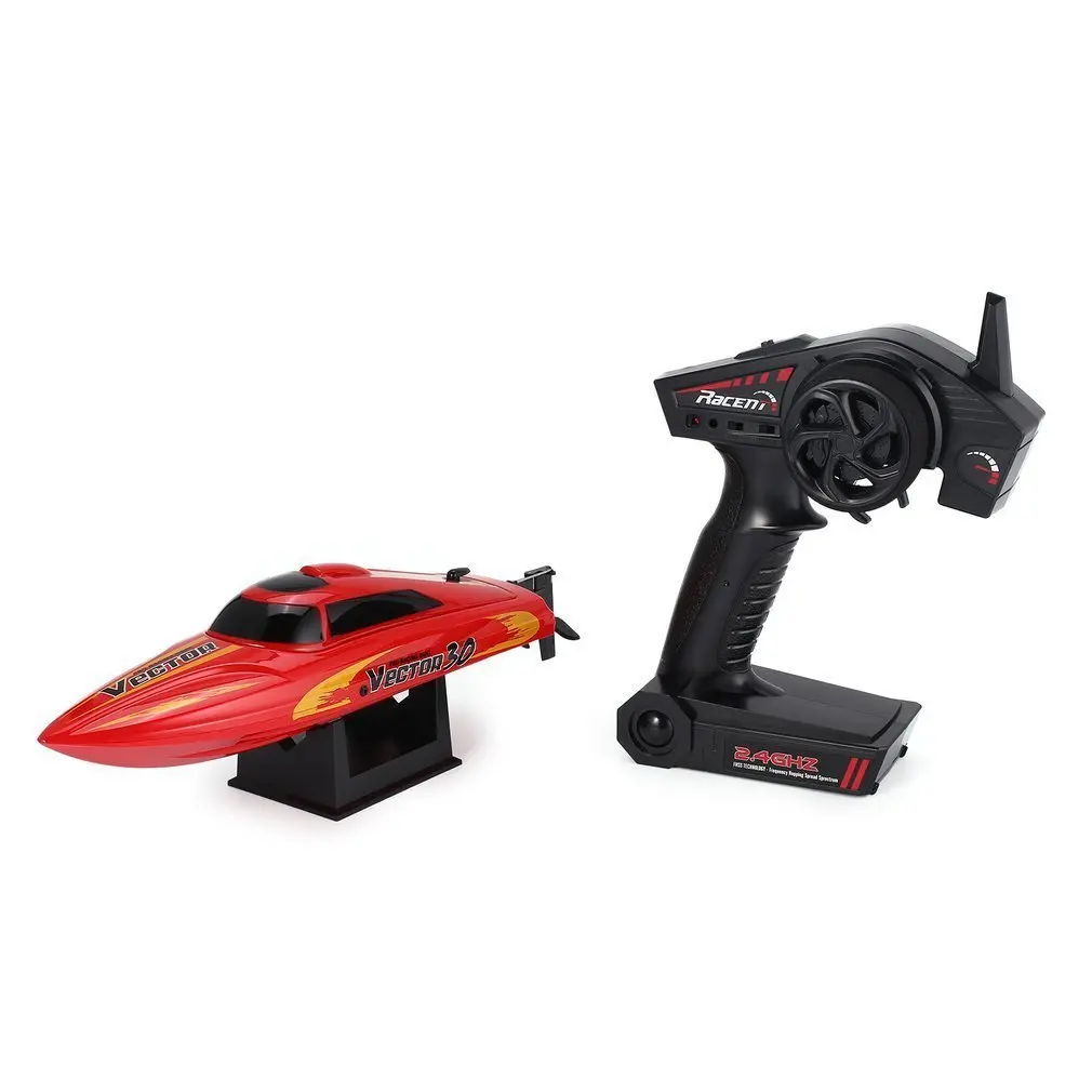 

795-3 30km/h 2.4G Brushed High Speed RC Racing Boat Speedboat Ship with Water Cooling System Self-righting Kids Gift