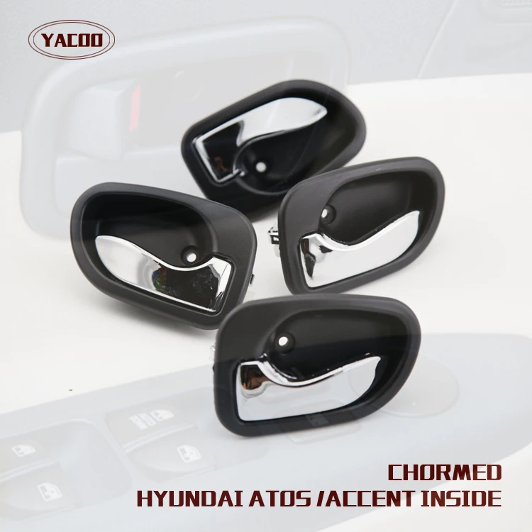 4pcs A Car Set Interior Door Handle For Hyundai Atos 01 Atos Prime 01 Visto 01