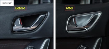 

Accessories For Mazda 6 Sedan & Wagon 2016 2017 Inner Car Door Pull Doorknob Handle Bowl Frame Molding Cover Kit Trim 4 Piece