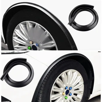 

Universal Car Fender Protector Strips Auto Wheel Tire Edge Eyebrow Stickers Car Anti collision Decoration Strips Car Stickers