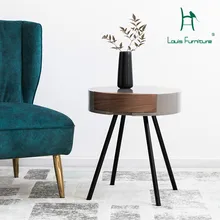 Луи модный диван столы североевропейская гостиная сбоку маленький круглый стол креативный прикроватный современный простой уголок