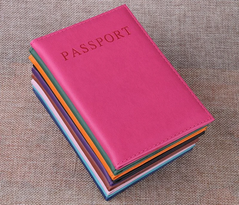 Free Shipping+Wholesale PU Leather Passport Cover Travel Passport Holder ID Card Holder,200pcs
